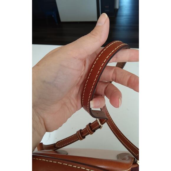 Dooney & Bourke Brielle luxury satchel blush Pebble grain Leather quiet luxury - Picture 7 of 11